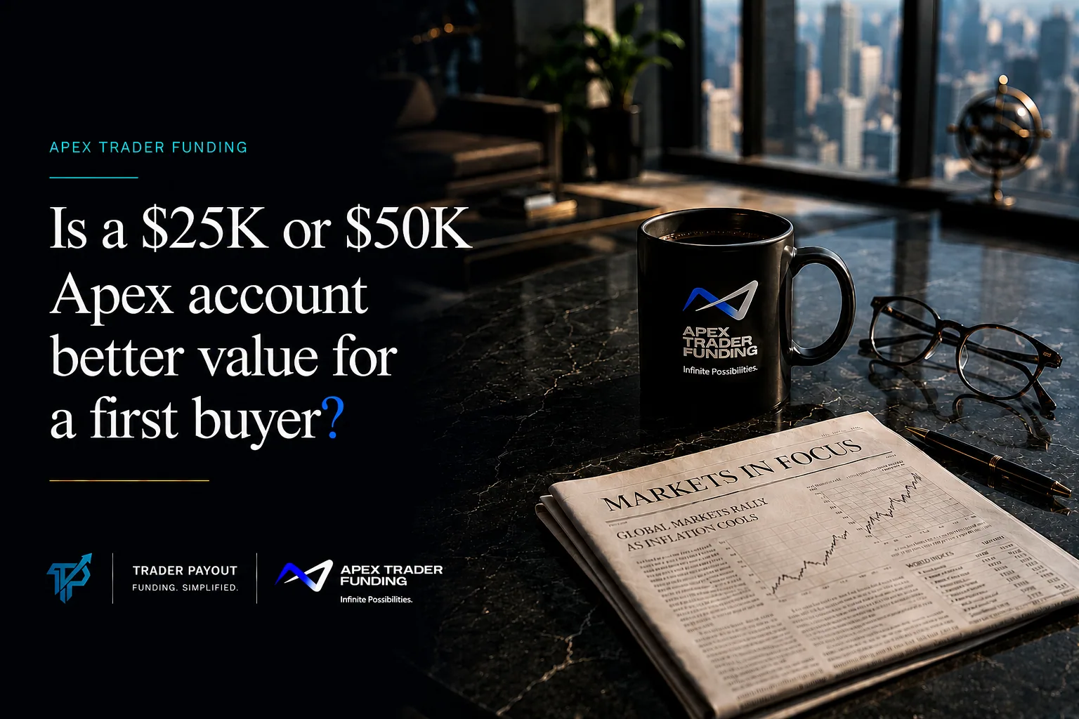 Apex Trader Funding $25K vs $50K Account: Which Is Better Value