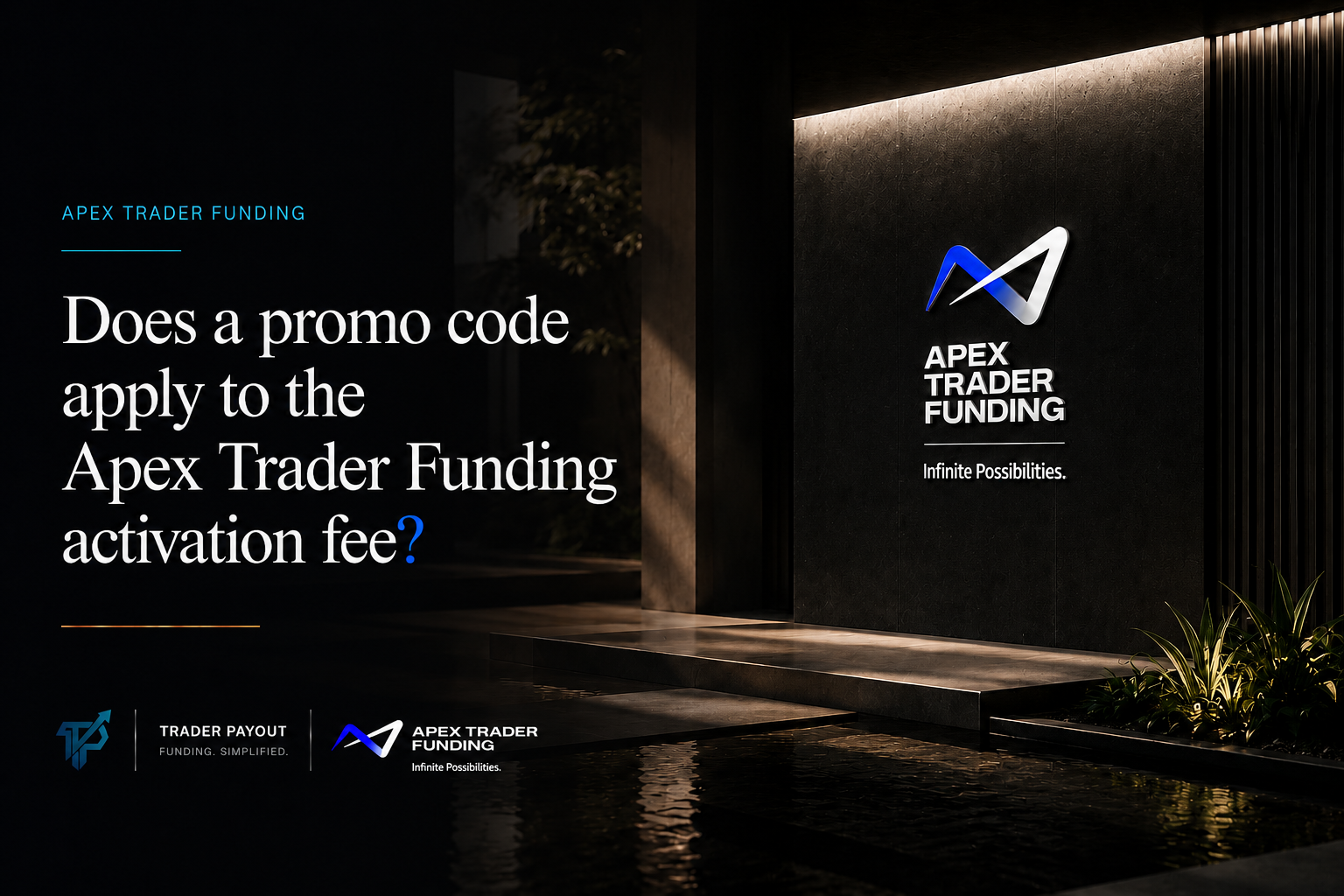 Does a Promo Code Apply to the Apex Trader Funding Activation Fee