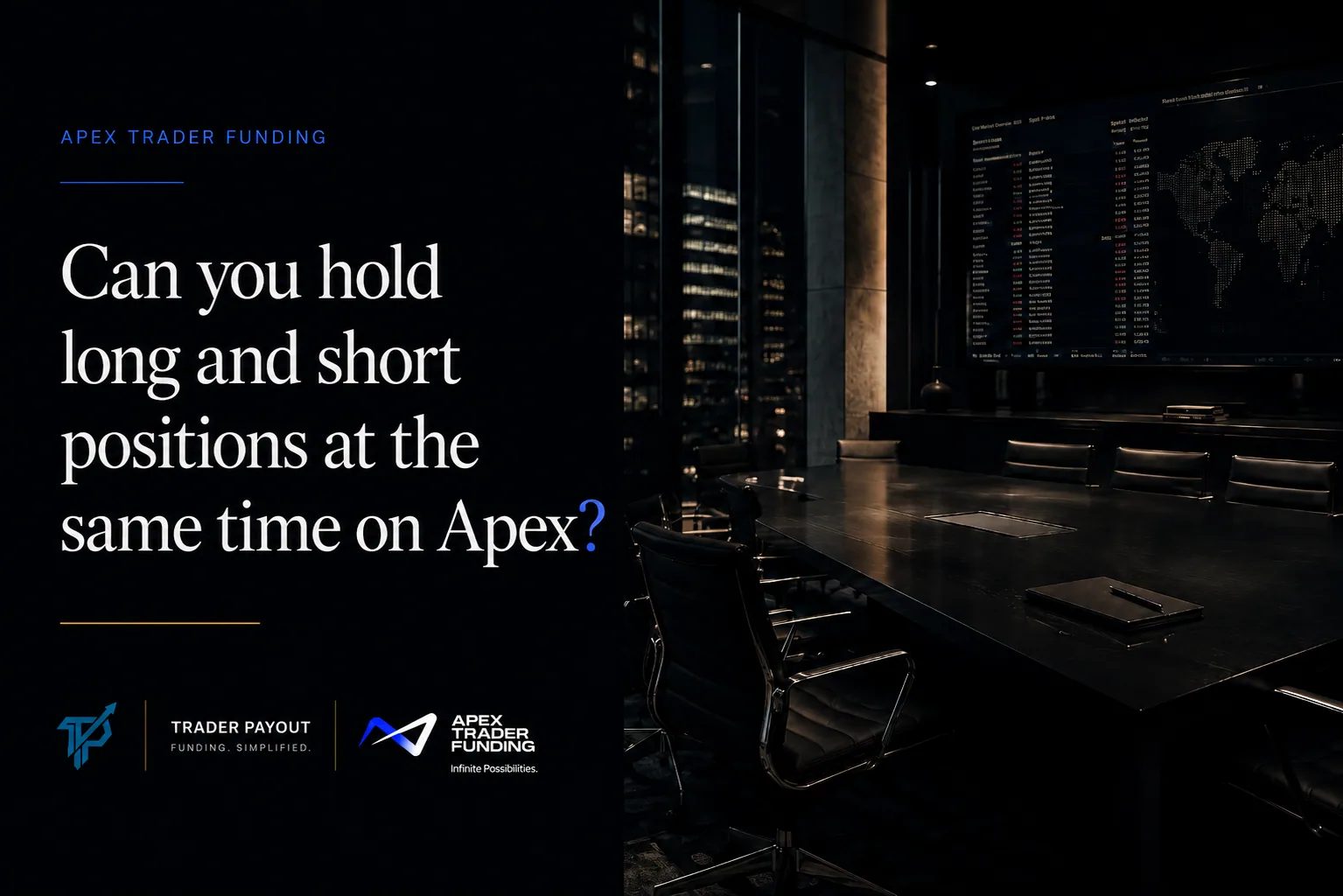 Can You Hold Long and Short Positions at the Same Time on Apex