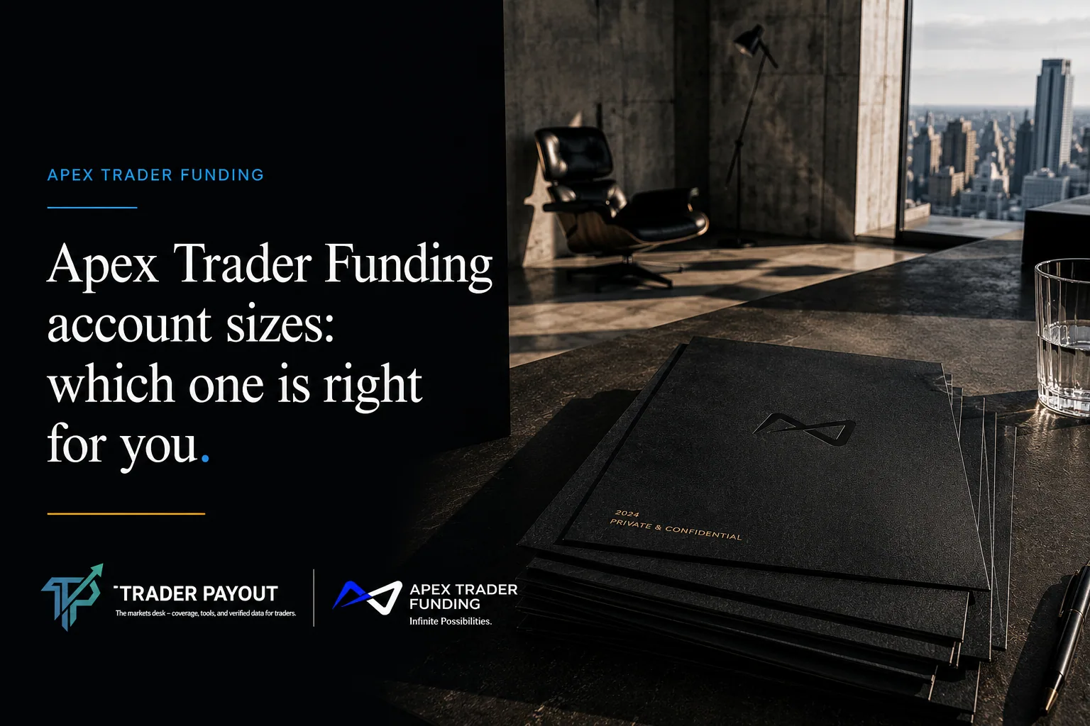Apex Trader Funding account sizes compared