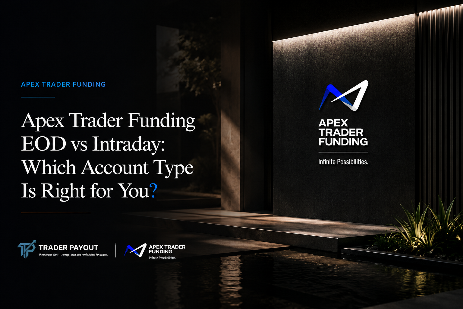 Apex Trader Funding EOD vs Intraday trailing drawdown comparison