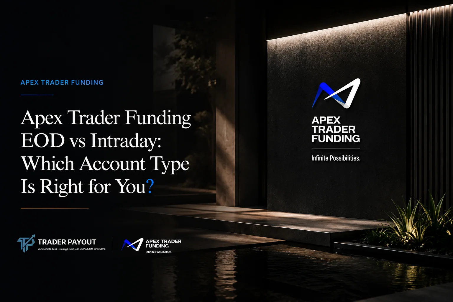 Apex Trader Funding EOD vs Intraday trailing drawdown comparison