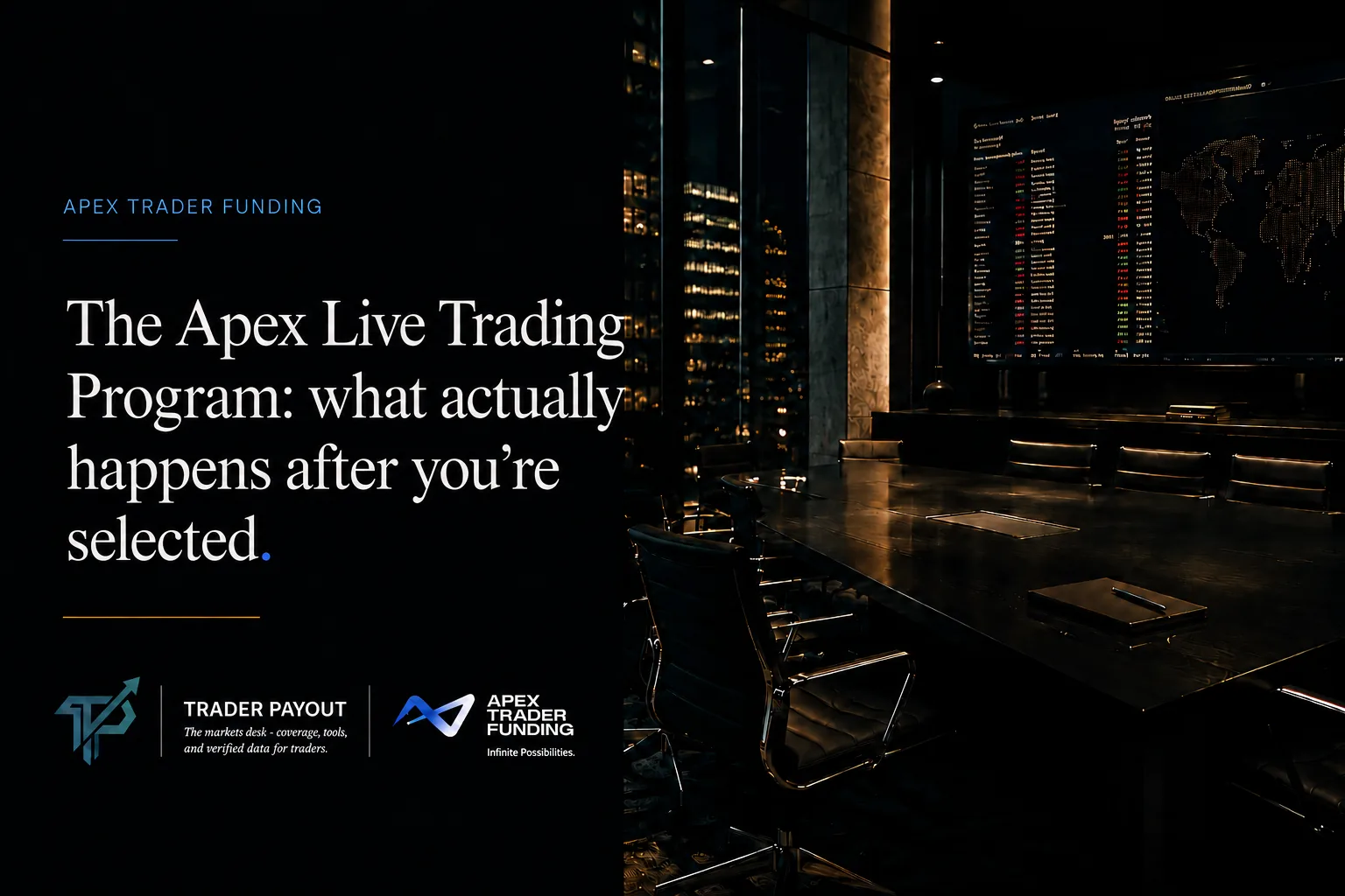 Apex Live Trading Program explained