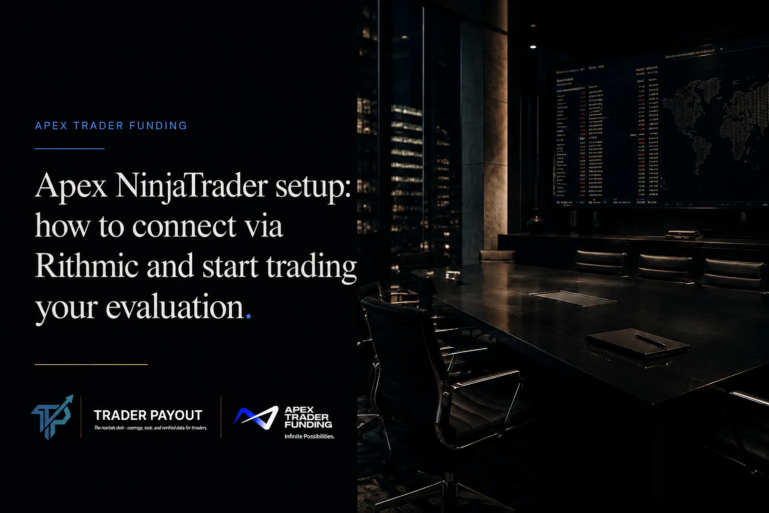 Apex Trader Funding NinjaTrader setup guide