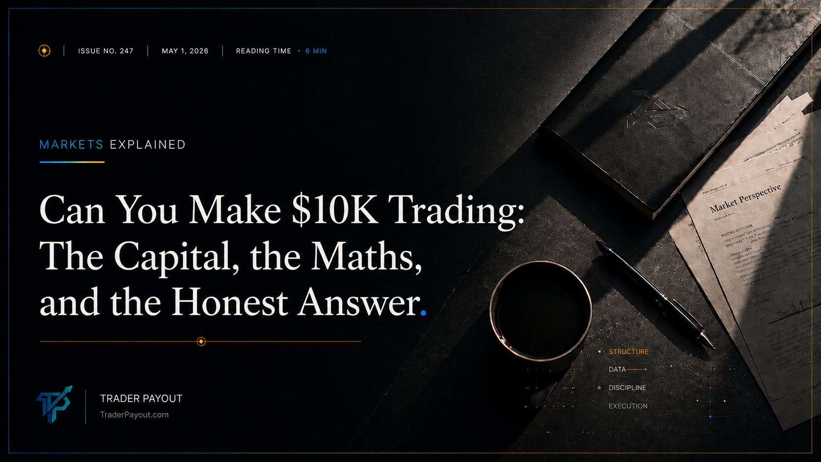 Can You Make $10K Trading: The Capital, the Maths, and the Honest Answer