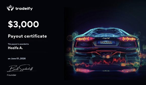 Verified prop firm payout certificate