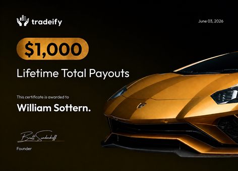 Verified prop firm payout certificate