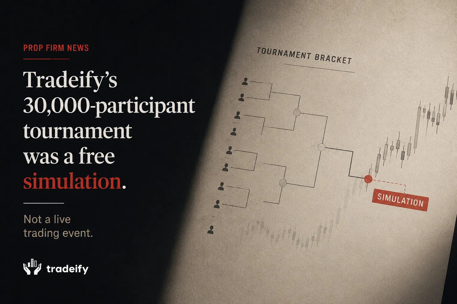 Illustration representing a prop firm's World Cup-themed prediction market trading tournament.