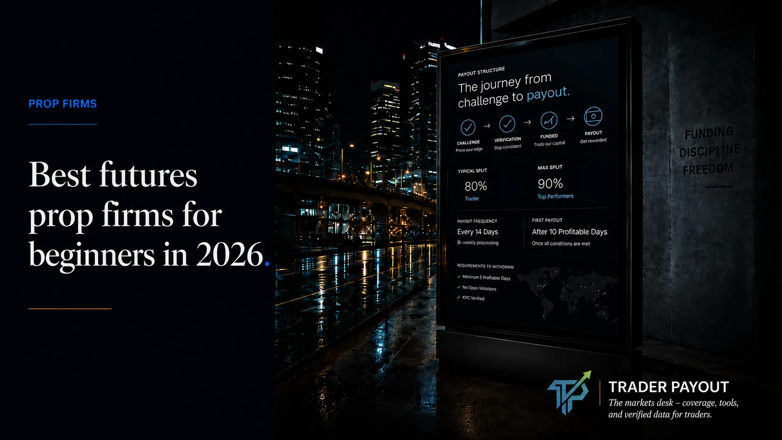 Best Futures Prop Firms for Beginners 2026
