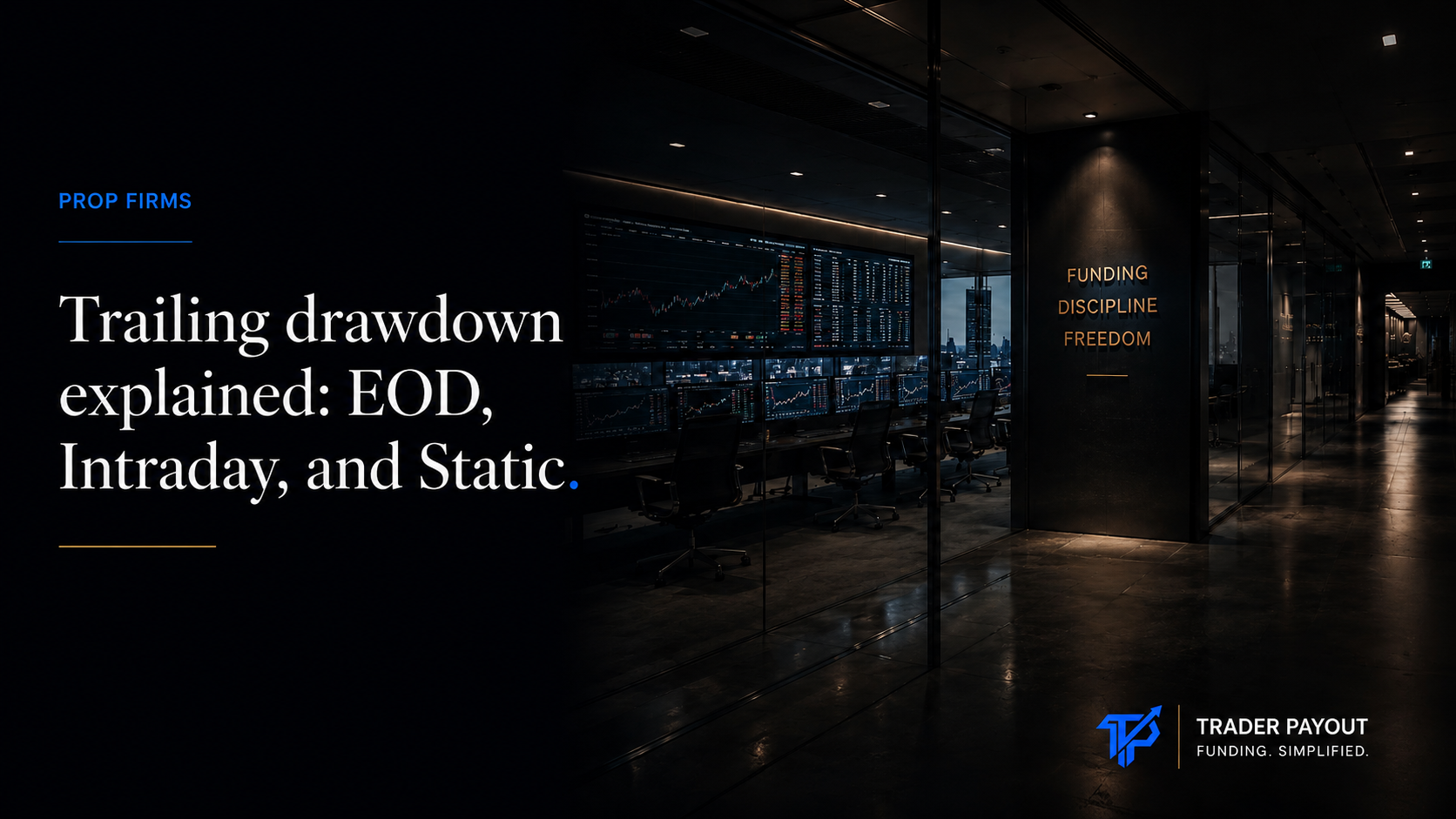 Trailing Drawdown Explained: EOD, Intraday, and Static