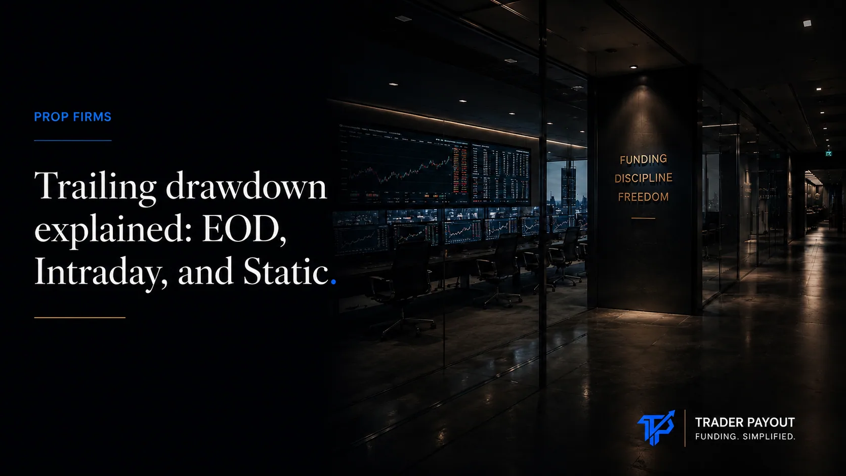 Trailing Drawdown Explained: EOD, Intraday, and Static